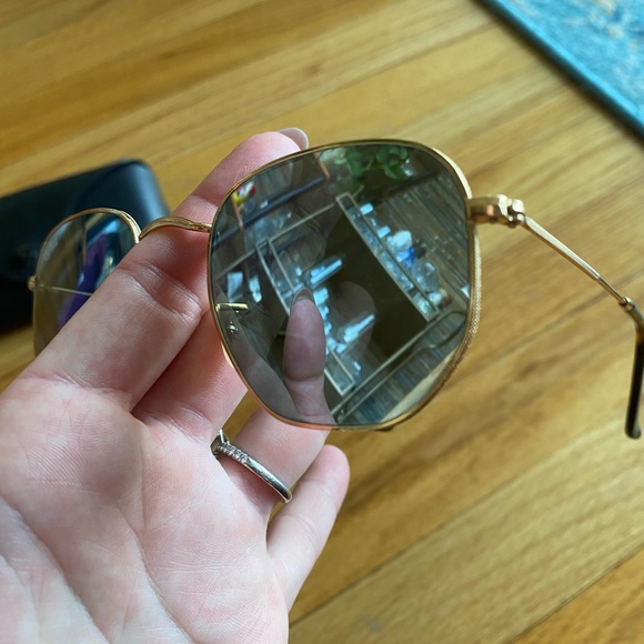Ray-Ban Hexagonal Flat Sunglasses LIKE NEW - Picture 4 of 7